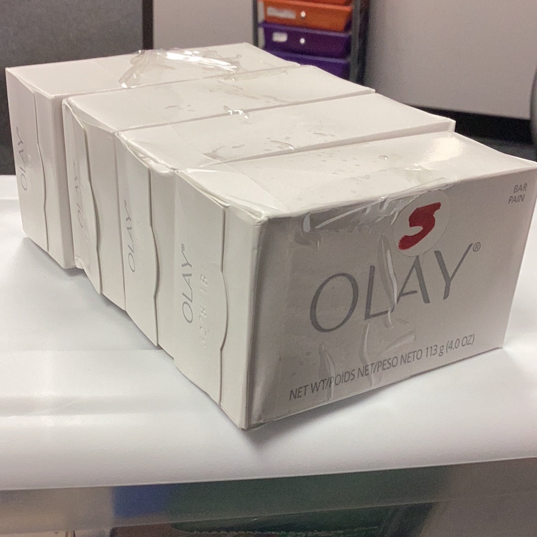 OLAY 4pk bar soap (water lily)