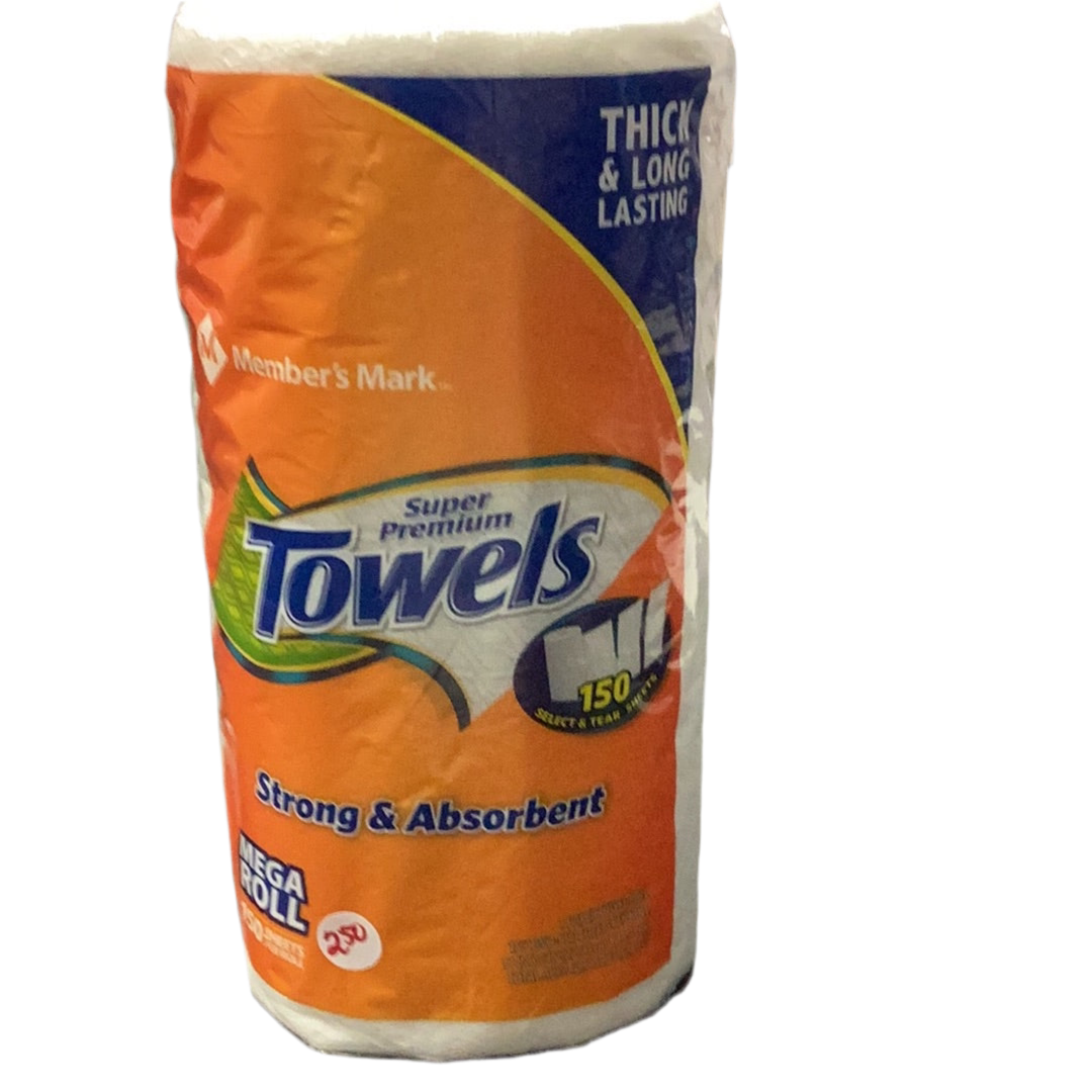 Member mark sgl roll paper towels
