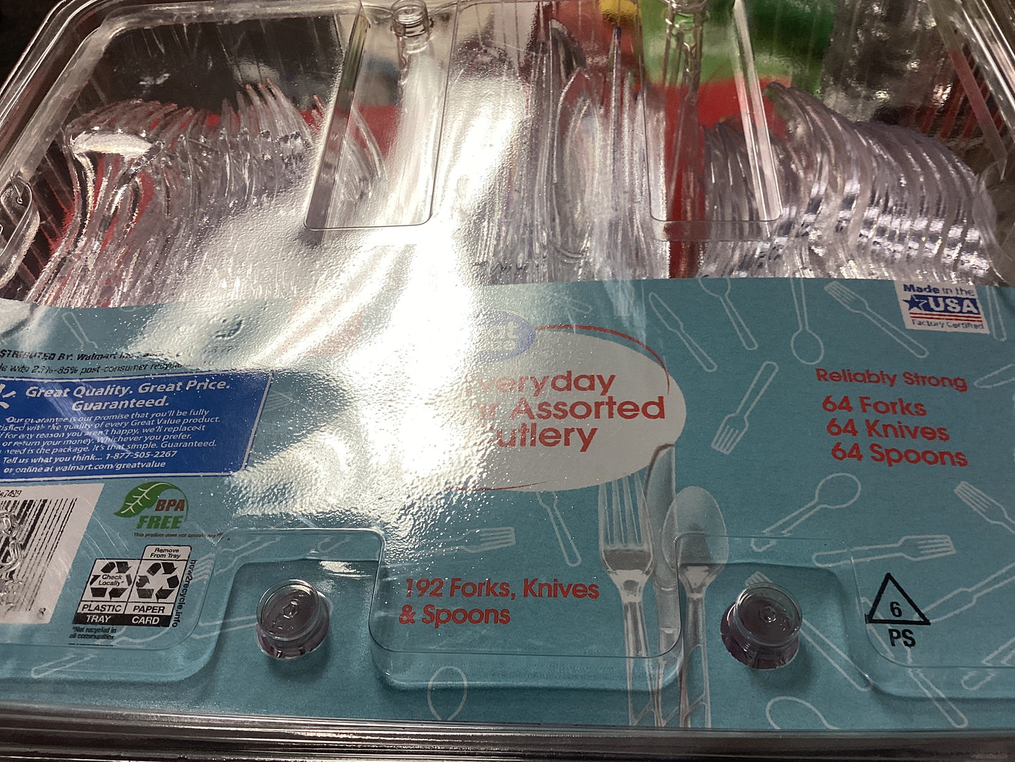 GV clear assorted cutlery