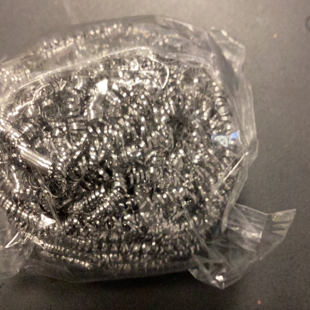 Scouring pad (silver metallic)