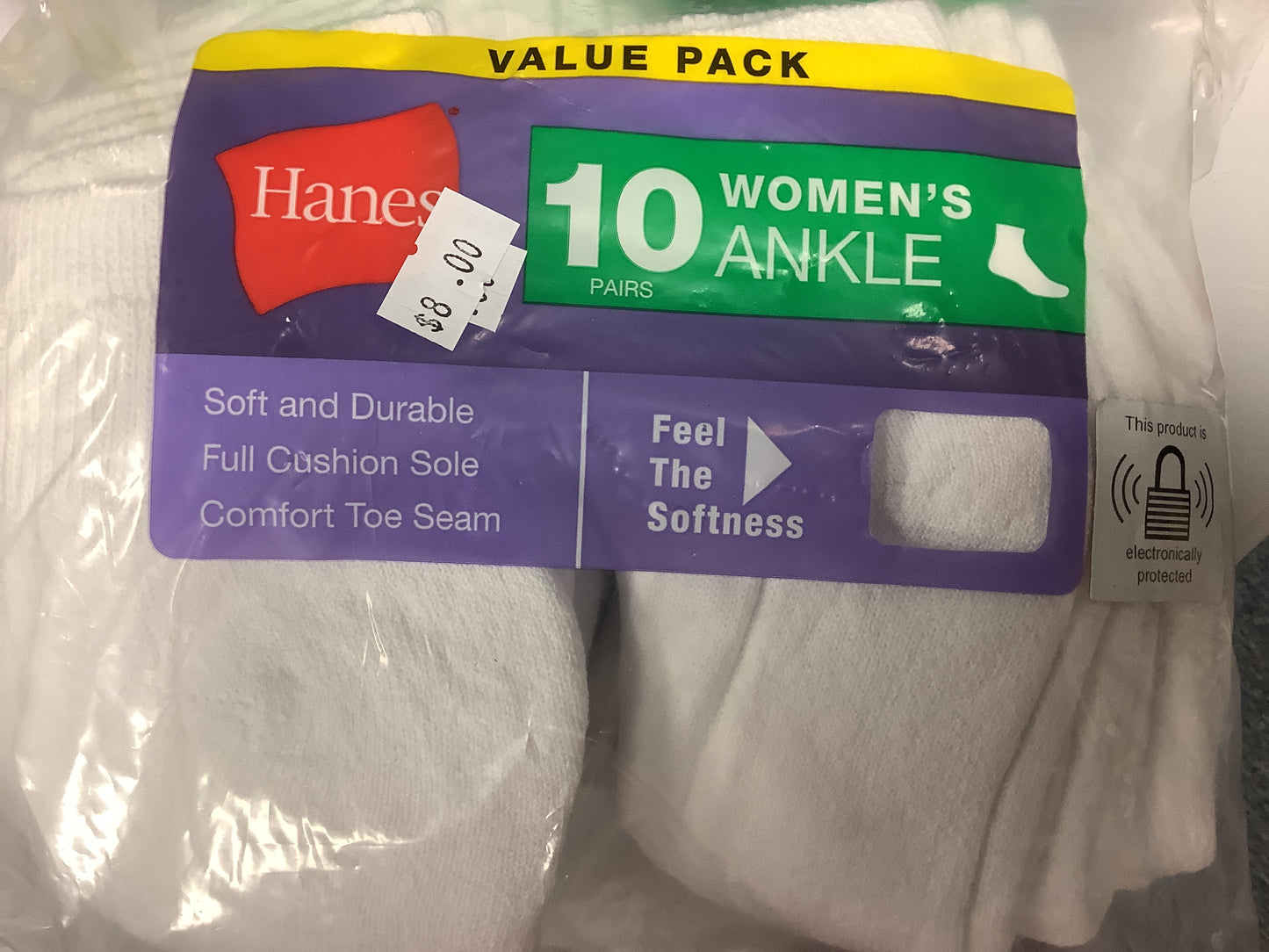 Hanes women ankle socks 5-9