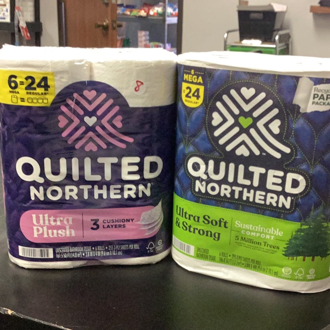 Quilted Northern toilet paper 6=24
