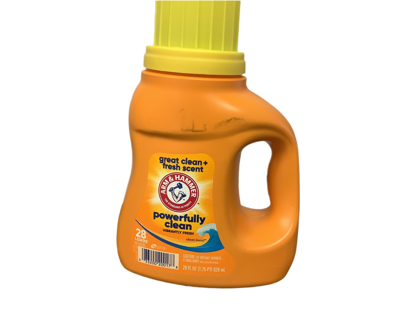 Arm & hammer laundry detergent (yellow top)