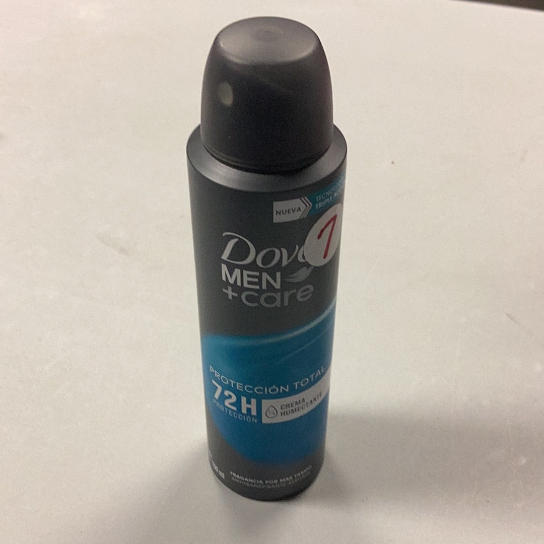 DOVE spray deodorant men 72 hour