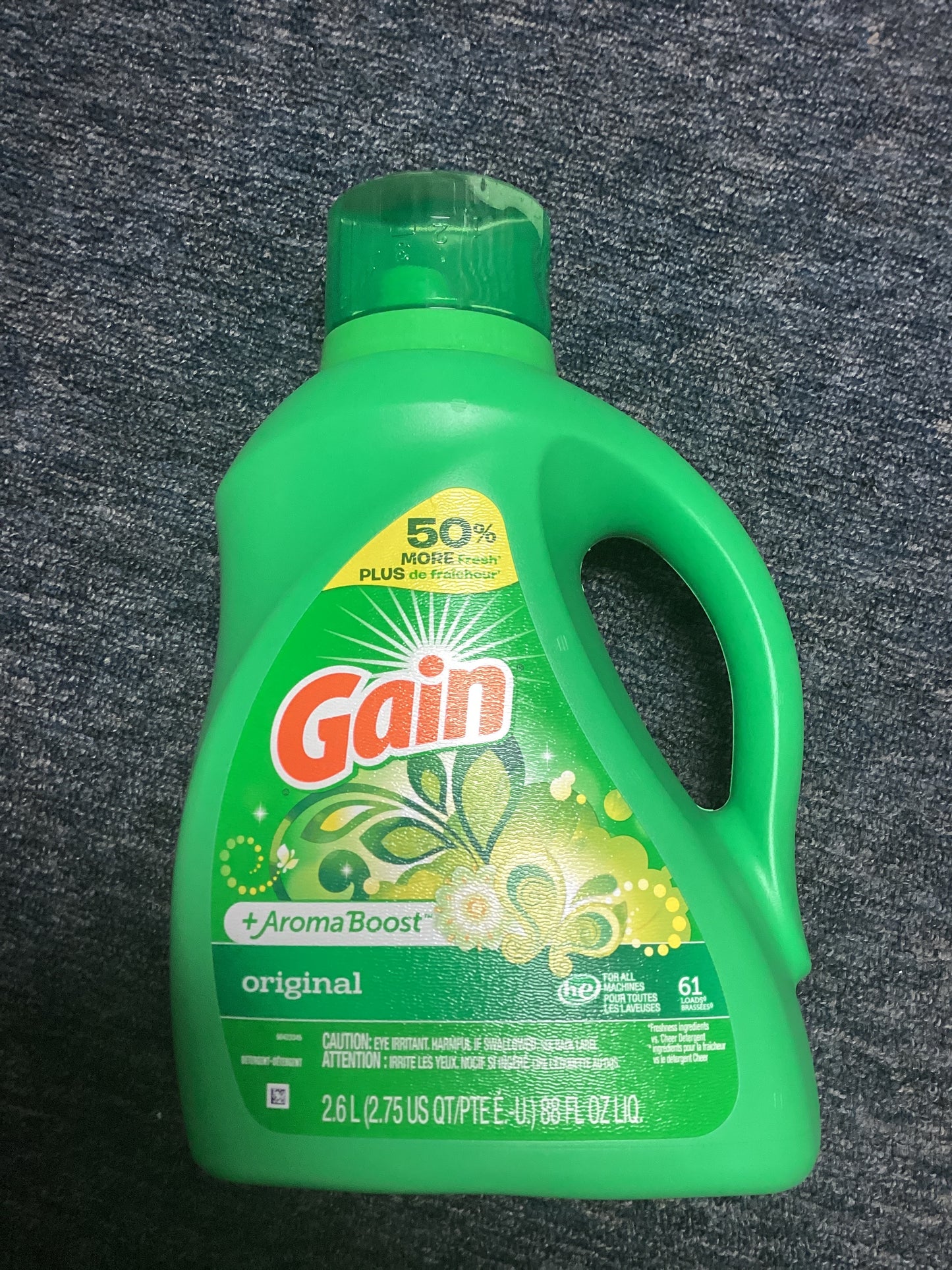 Gain laundry detergent 88oz