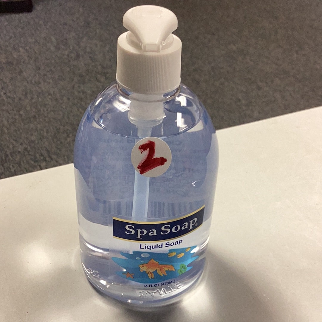 Spa soap 16oz hand soap