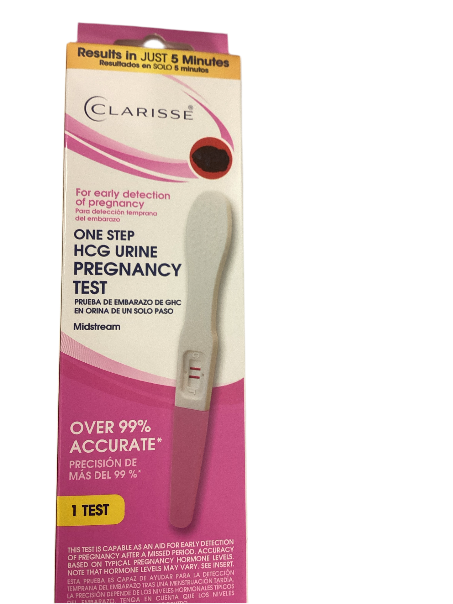 Clarisse pregnancy test