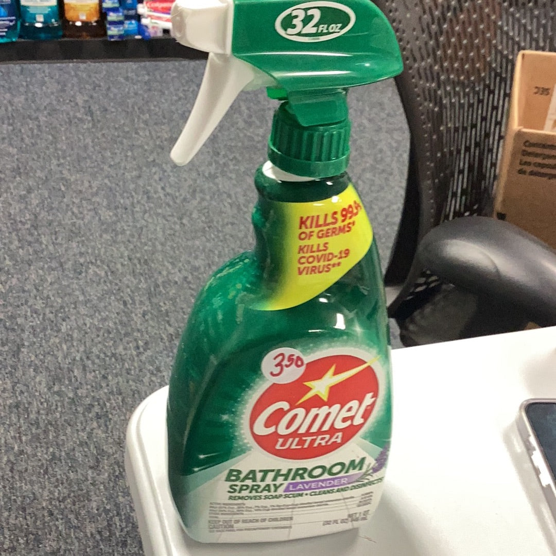 Comet bathroom spray cleaner