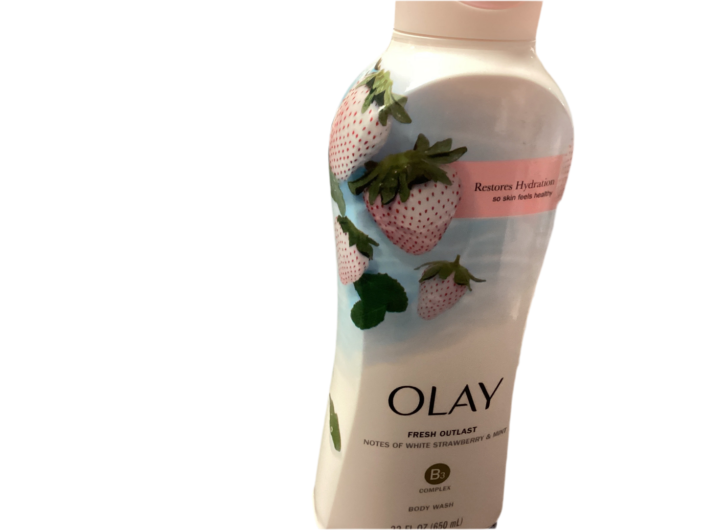 OLAY body Wash (white strawberry & mint)