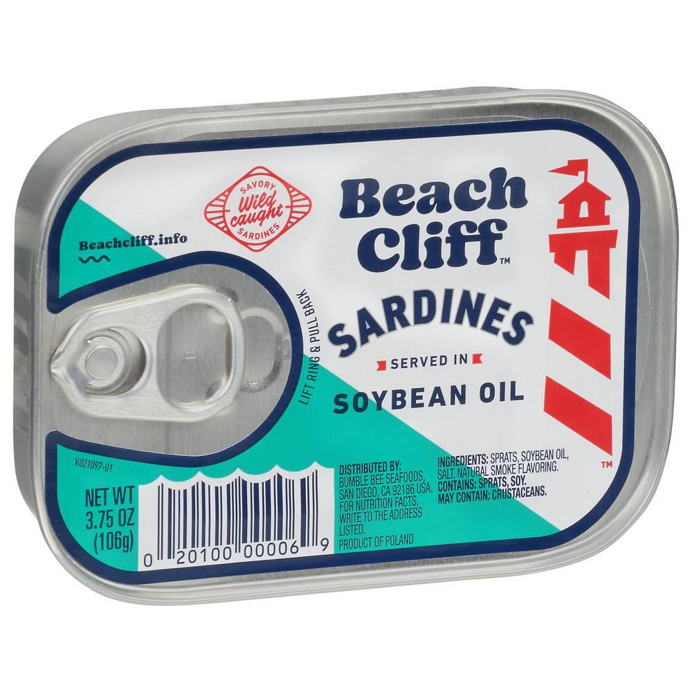 Beach Cliff Sardines (3.75 oz)
