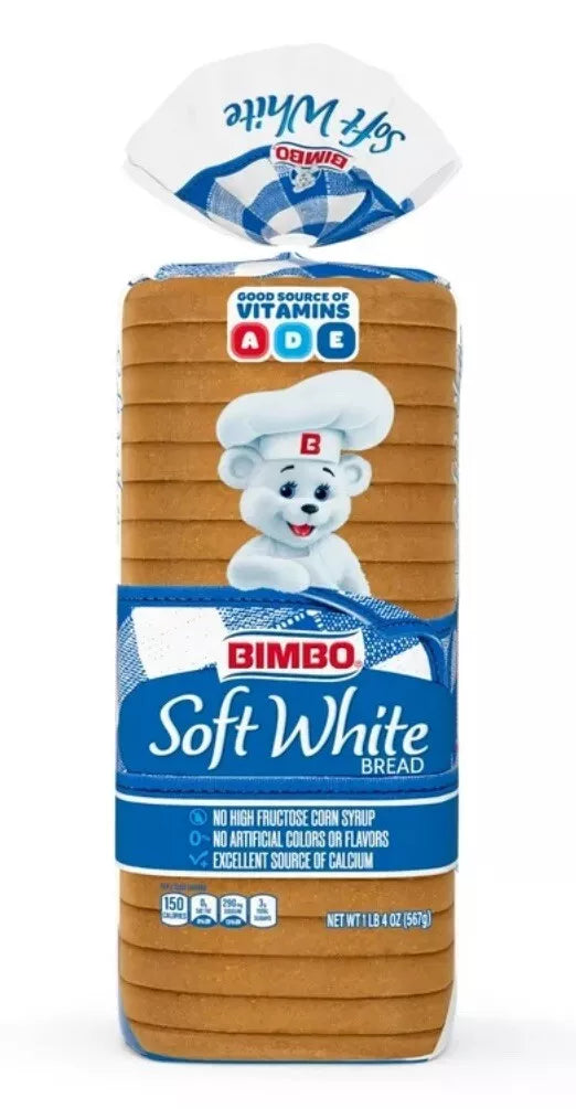 Bimbo Soft White Bread Family Pack 20 oz