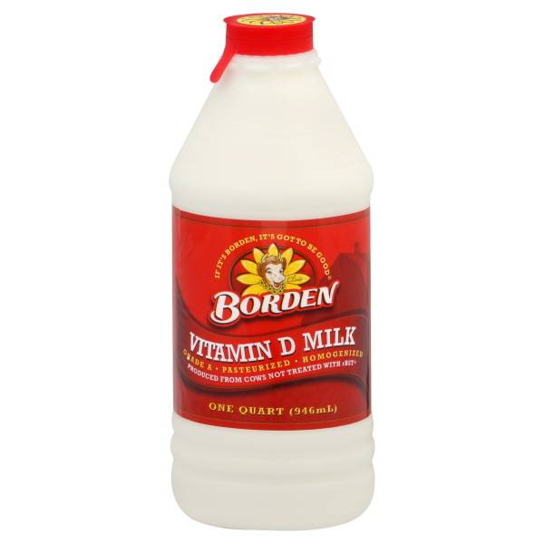 Borden Vitamin D Whole Milk qt
