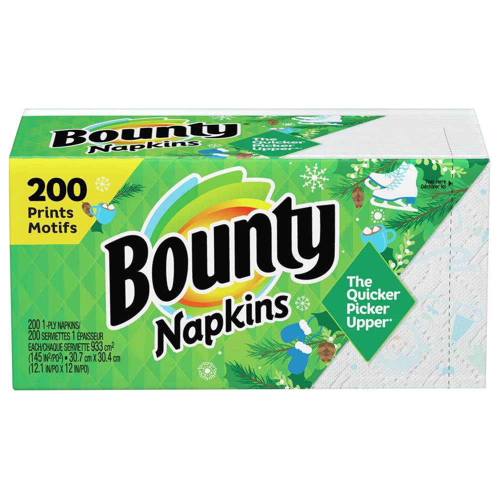 Bounty Napkins Prints (200 ct)
