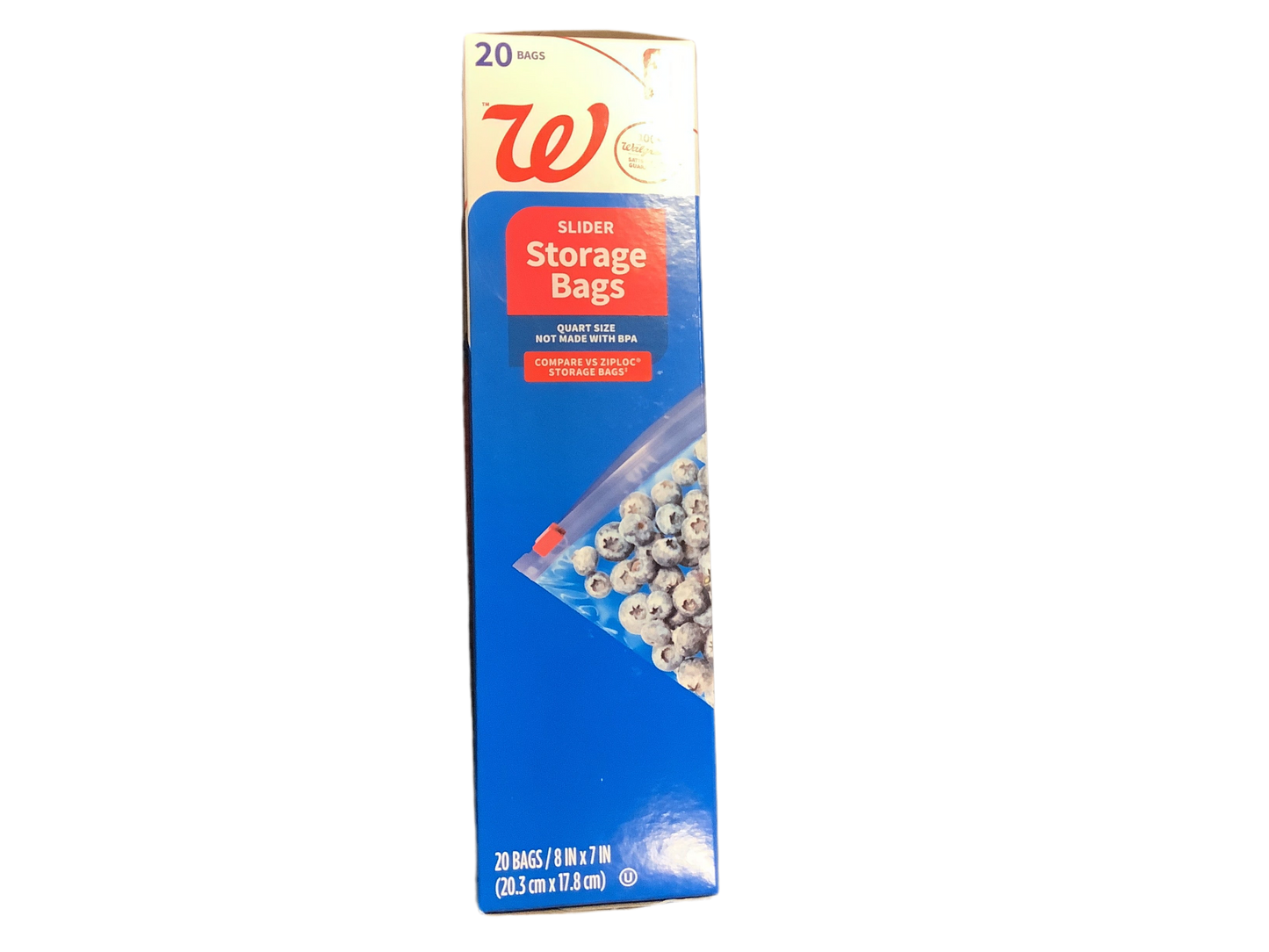 Walgreens Double Zipper Seal Storage Bags (20 ct)