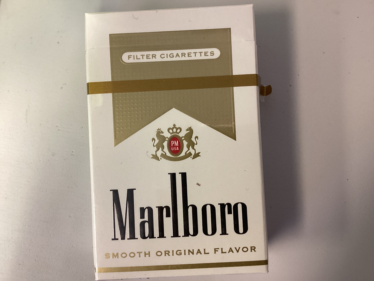 Marlboro gold box cigarettes
