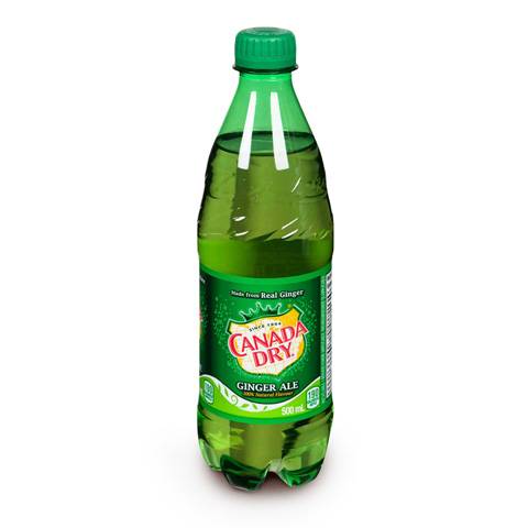 Canada Dry Caffeine Free Ginger Ale Soda Bottles 16.9oz