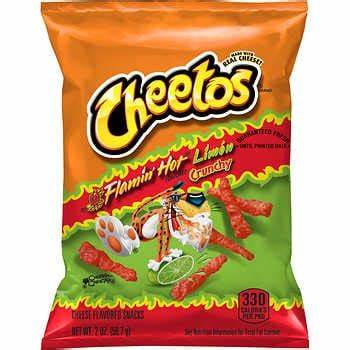 Cheetos Crunchy Flamin Hot Limon Snacks
