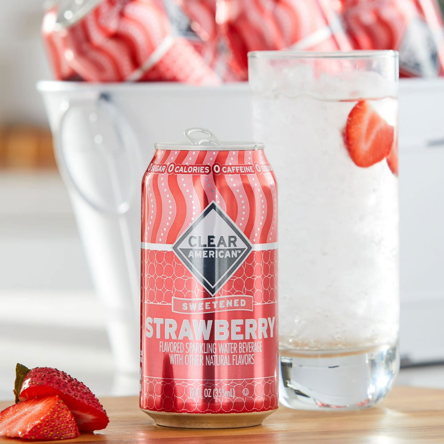 Clean American Sparkling Water (strawberry)