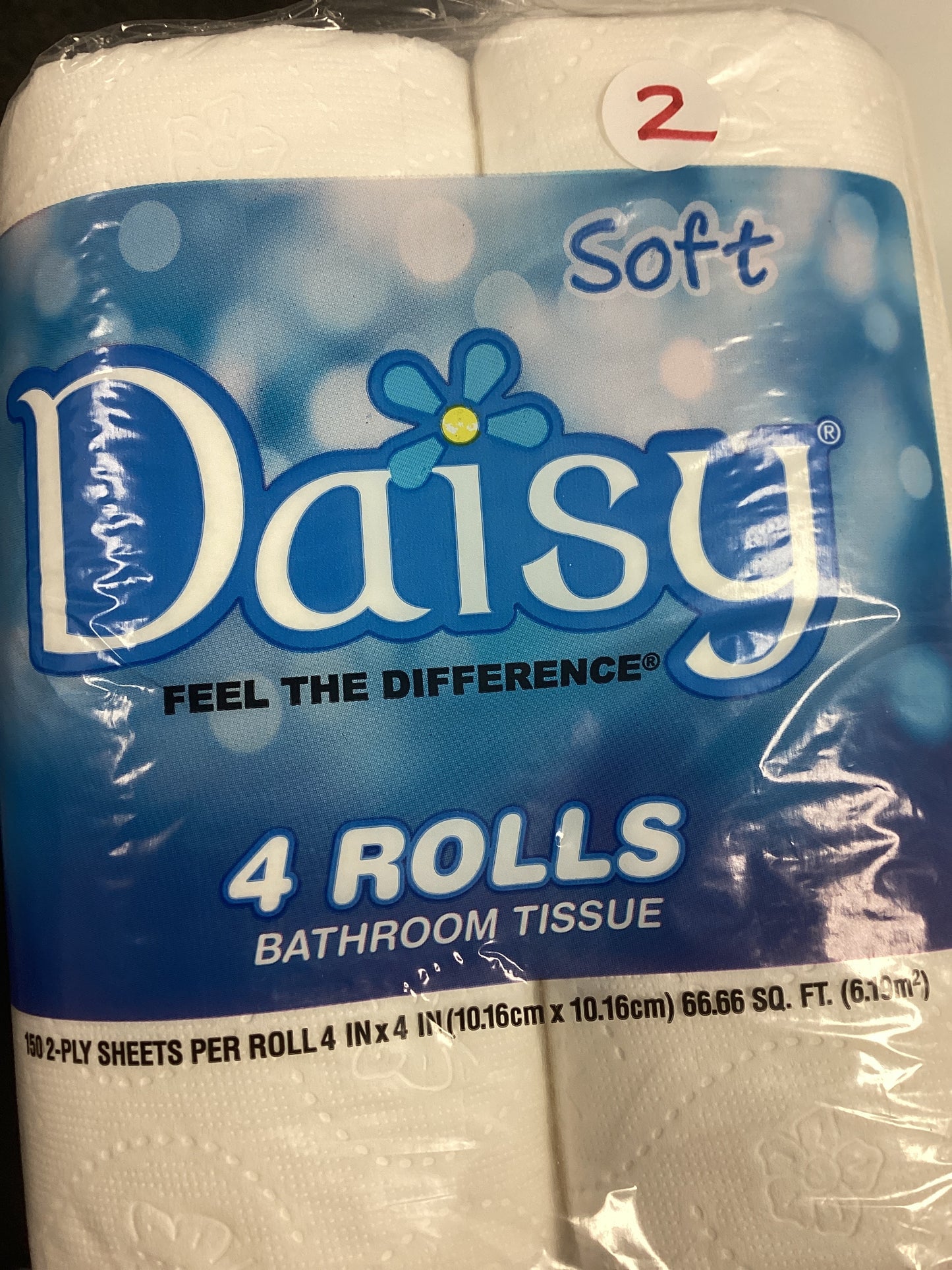 Daisy 4 roll bathroom tissue