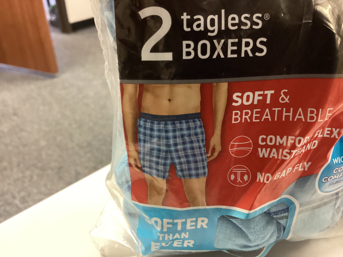 Hanes tagless boxers 2XL