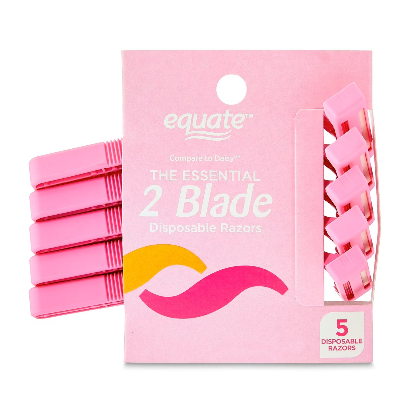 Equate The essential Women Disposable Razor 2-blades (5 ct)