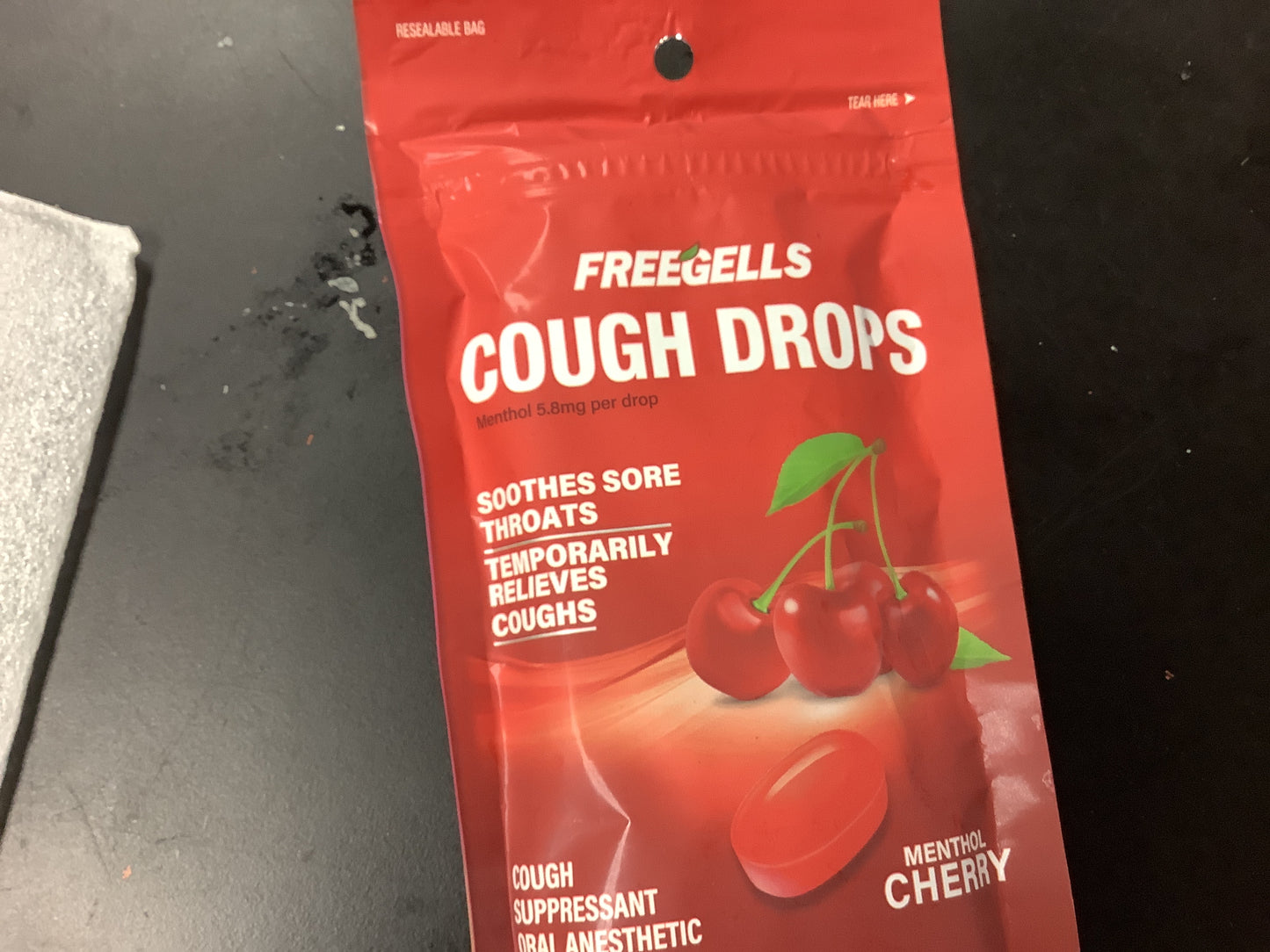 Freegells cough drops