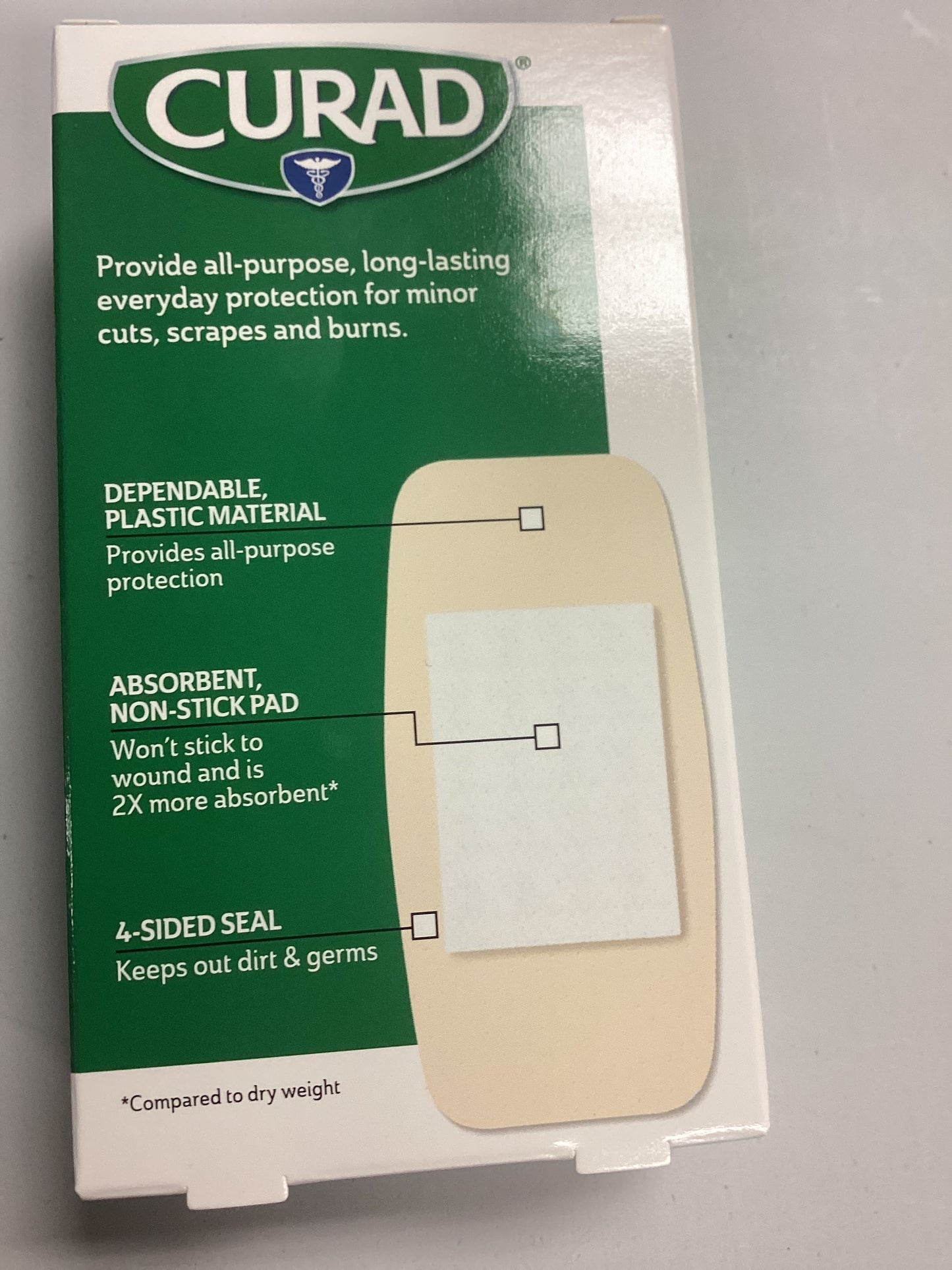 Curad XL plastic bandage