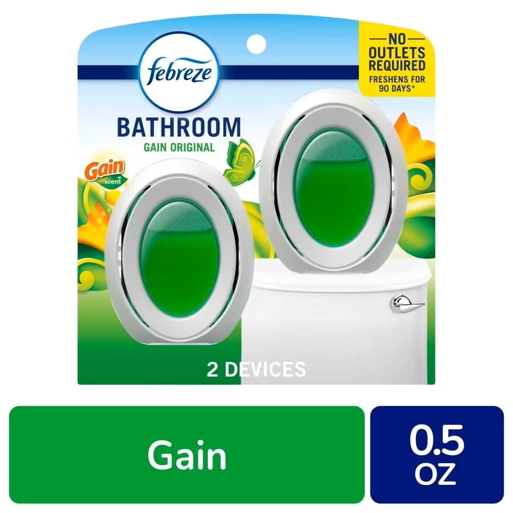 Gain Bathroom air freshener 2pk