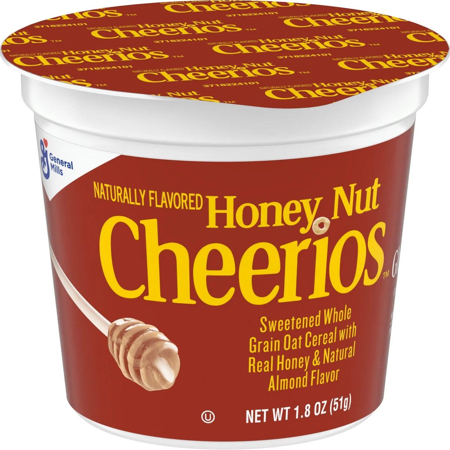 Honey Nut Cheerios cereal cup 1.8oz
