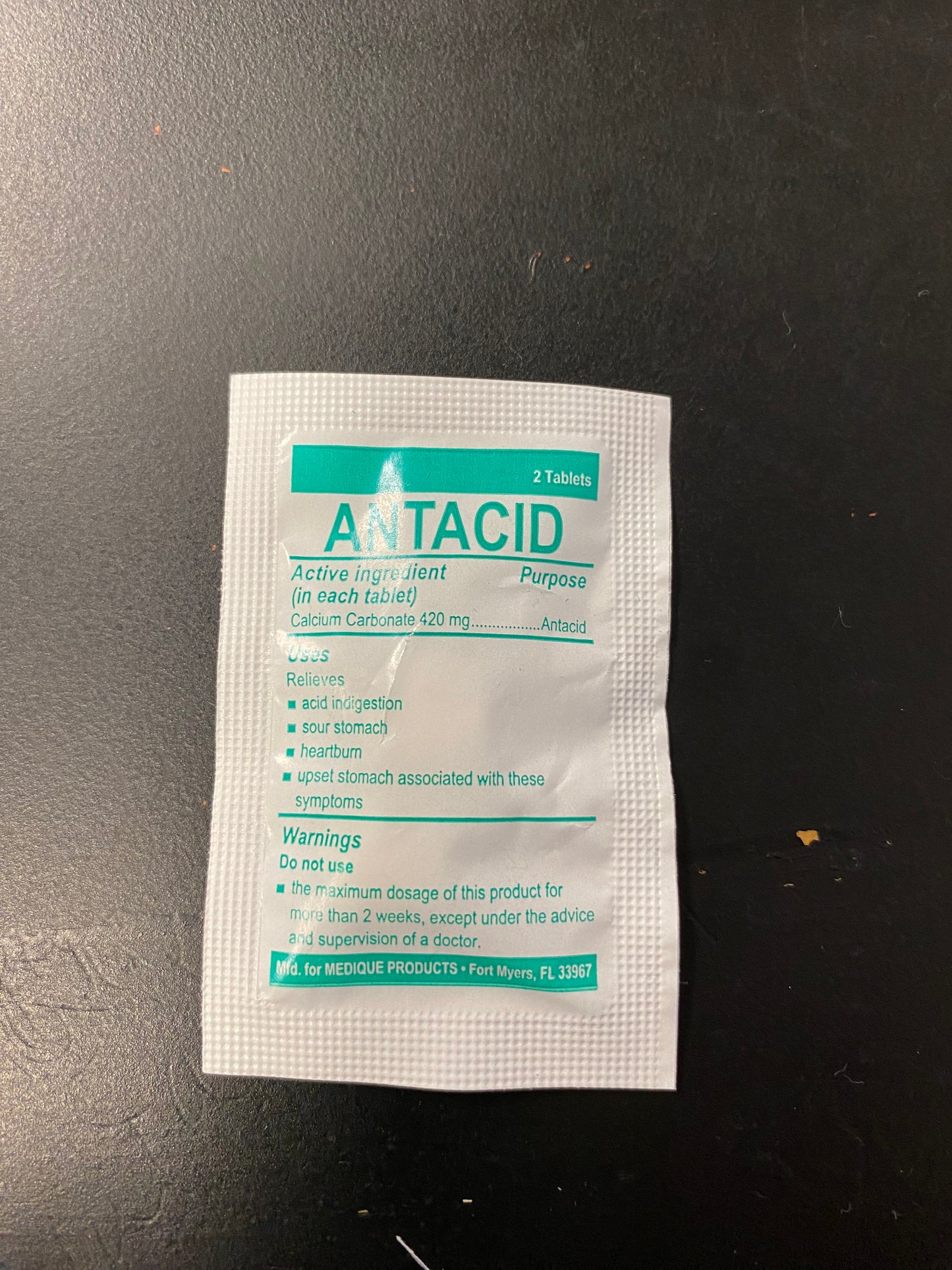 Medi-First Antacid 2pk (Tums)