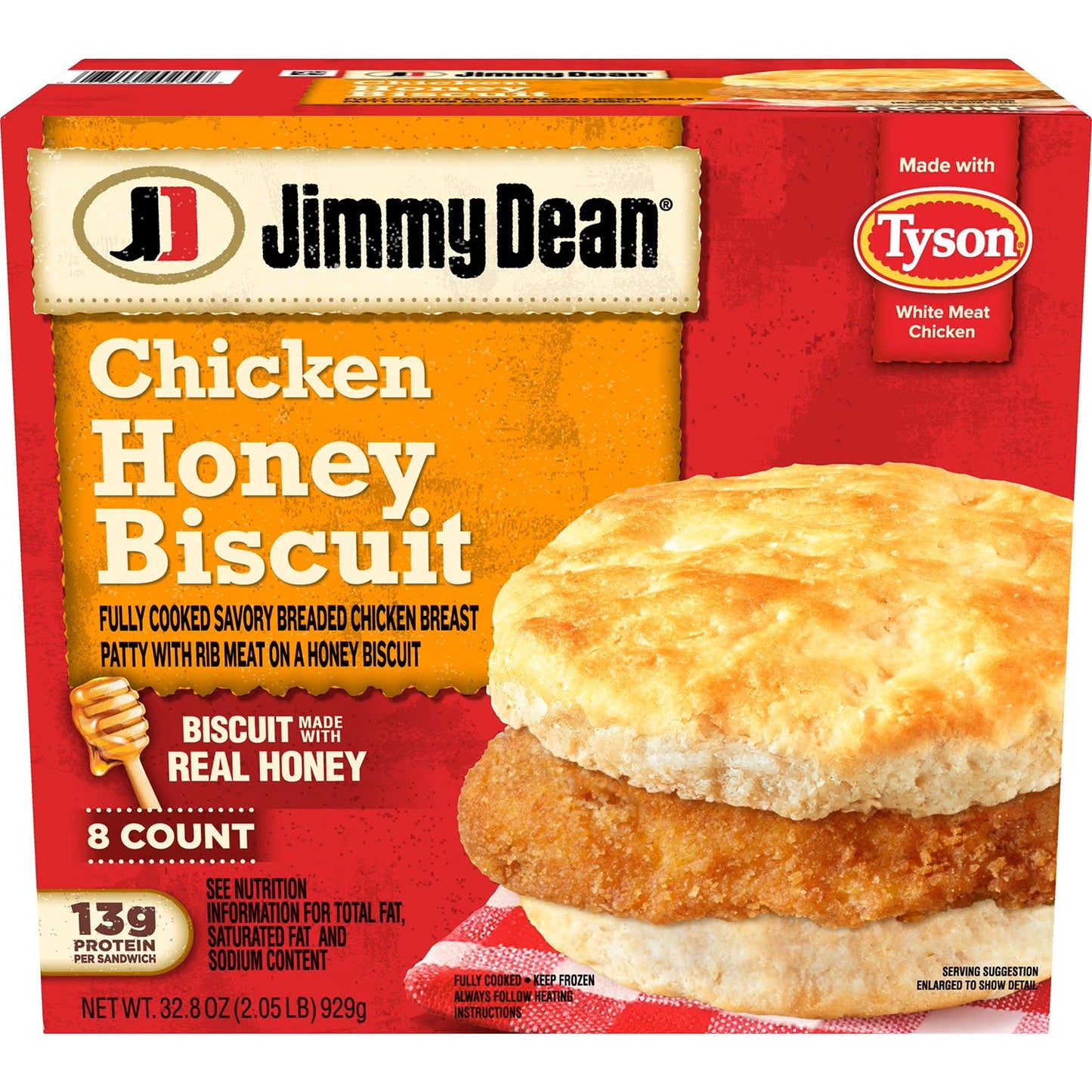 jimmy dean chicken biscuit (single sandwich)