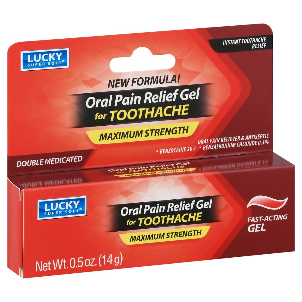 Lucky Super Soft Maximum Strength Fast-Acting Oral Pain Relief
