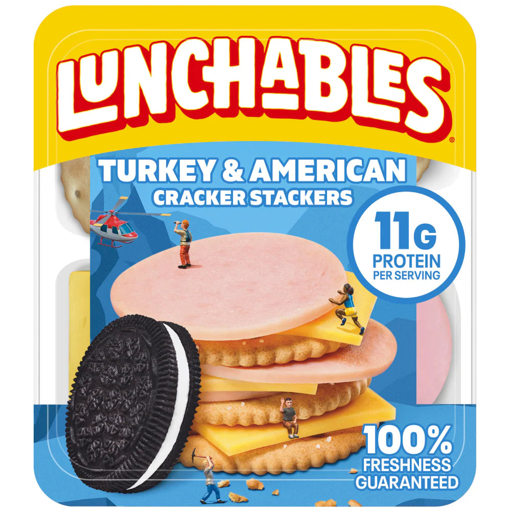 Lunchables Cracker Stackers with cookie