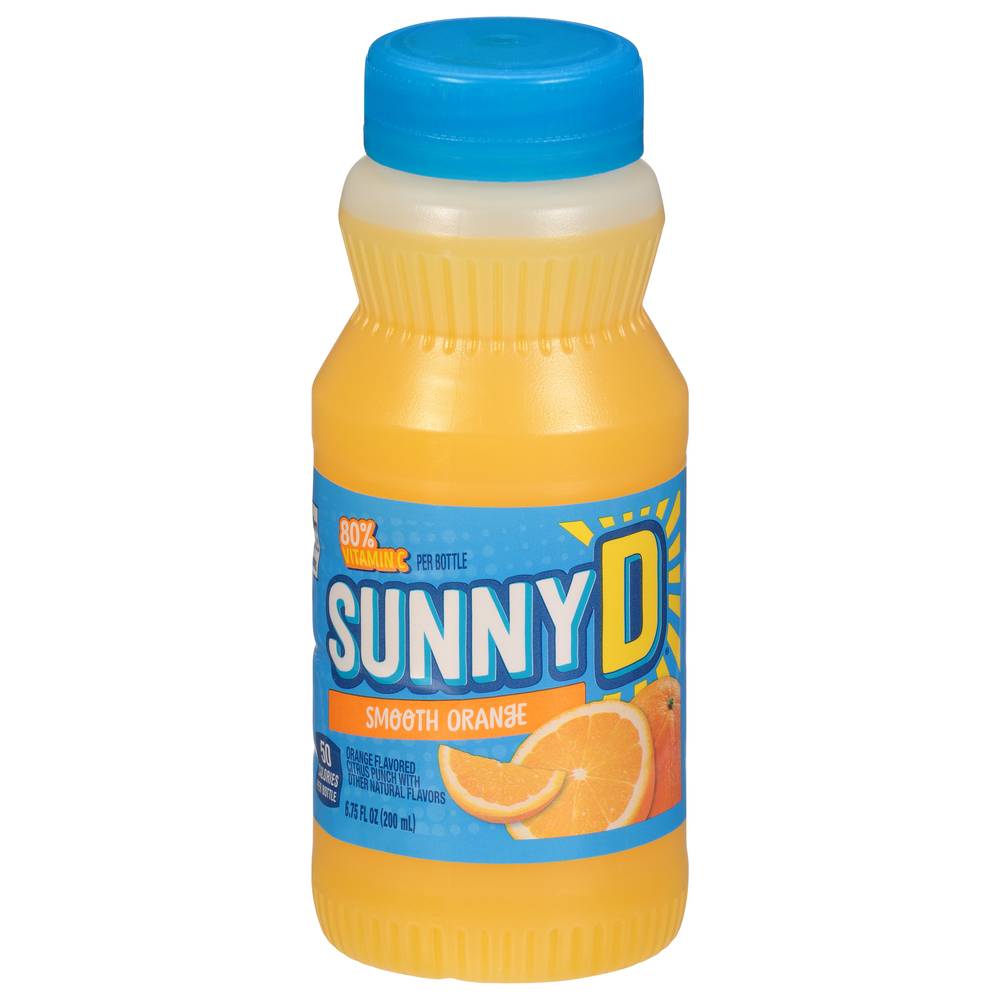 Sunny D Smooth Juice, Orange (6.75 fl oz)