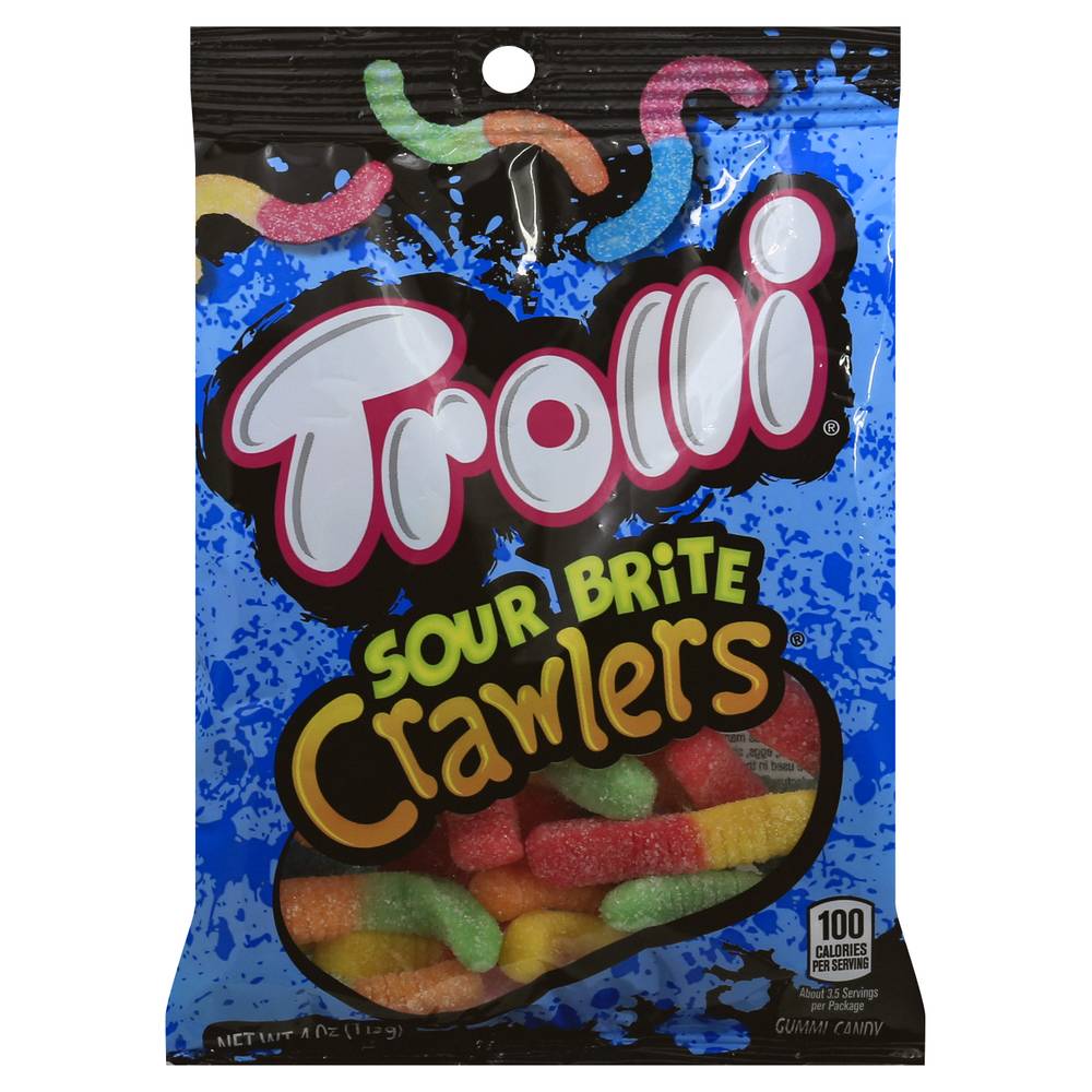Trolli Sour Brite Crawlers Gummi Candy