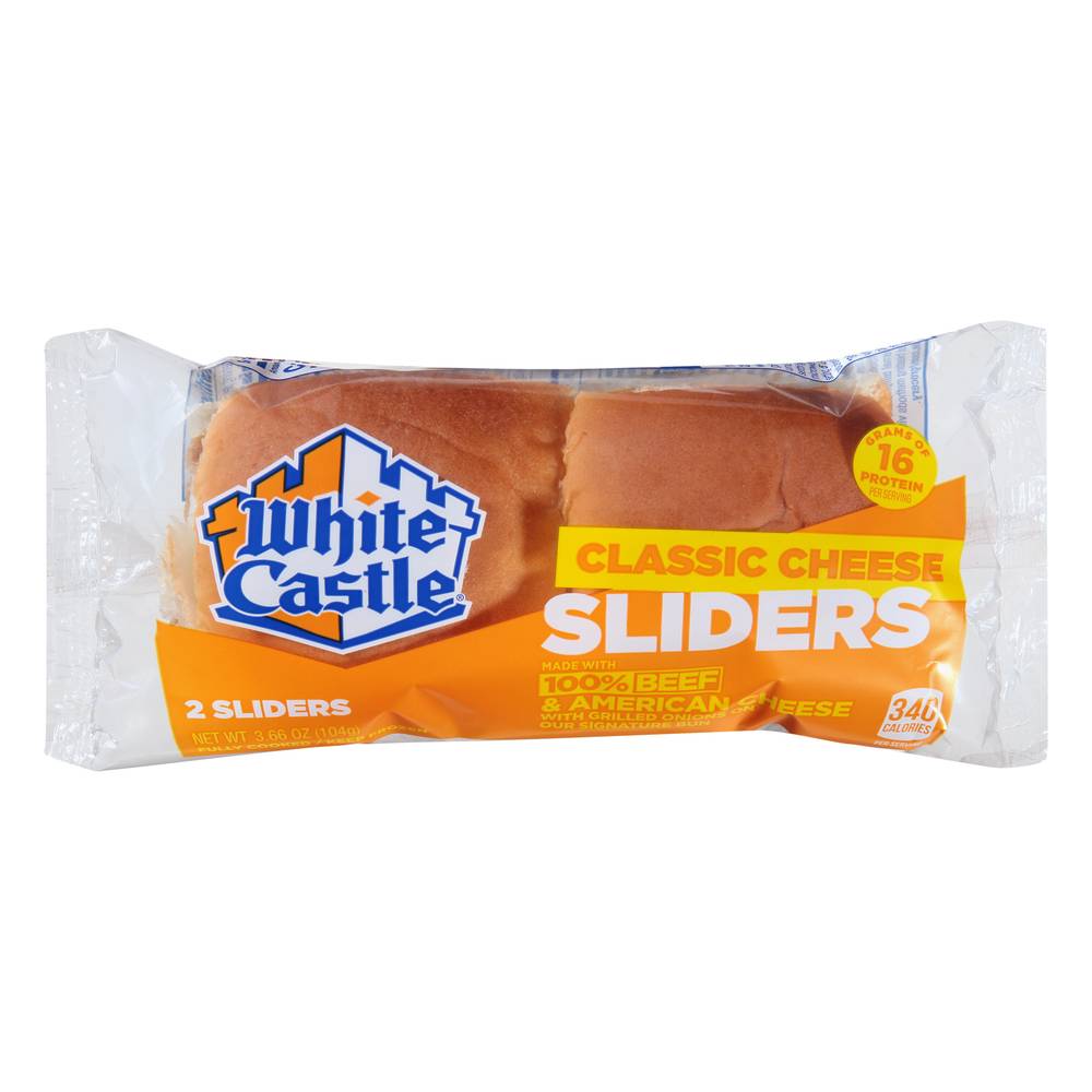 White Castle Classic Cheese Sliders (3.66 oz, 2 ct)