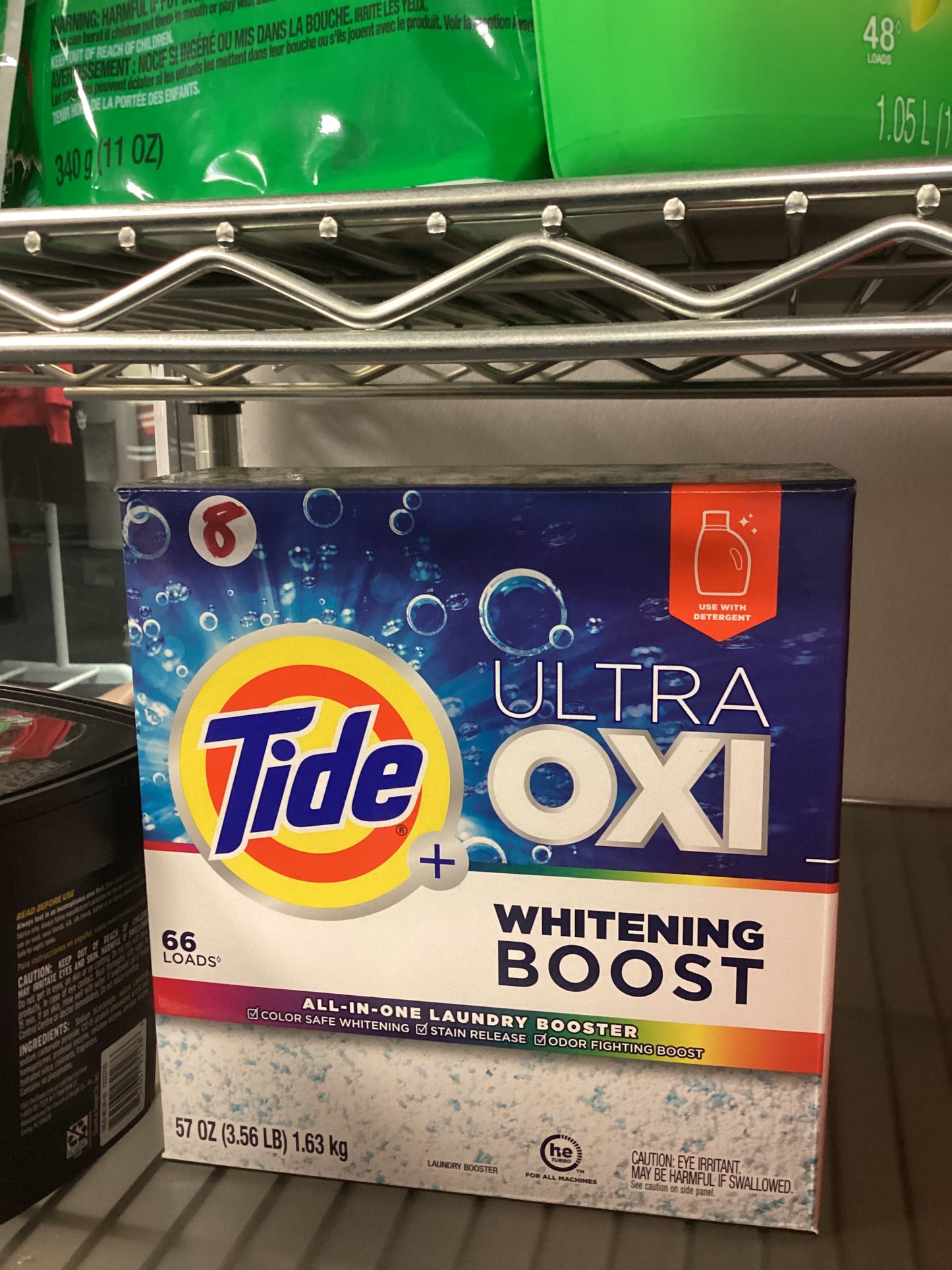 Tide powder laundry detergent