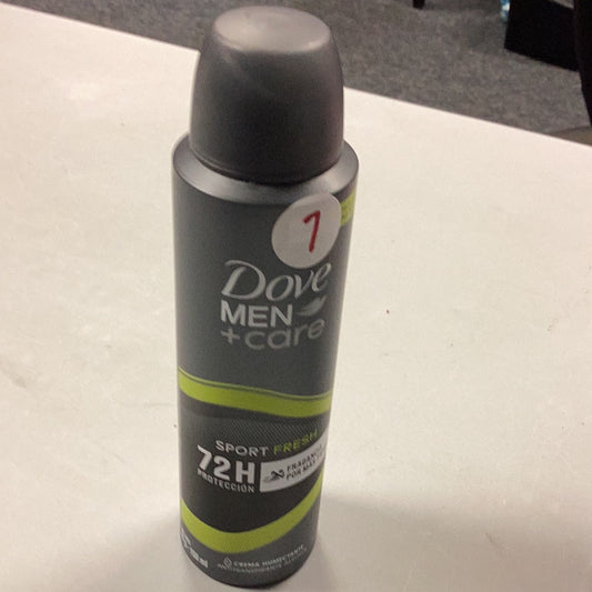 DOVE spray deodorant men 72 h