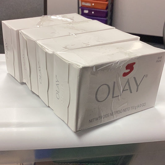 OLAY 4pk bar soap (water lily)