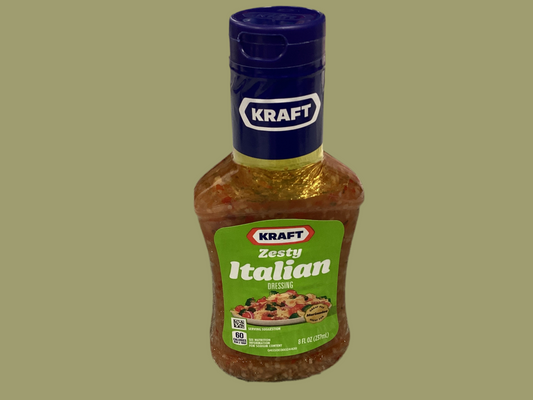 Kraft zesty Italian dressing