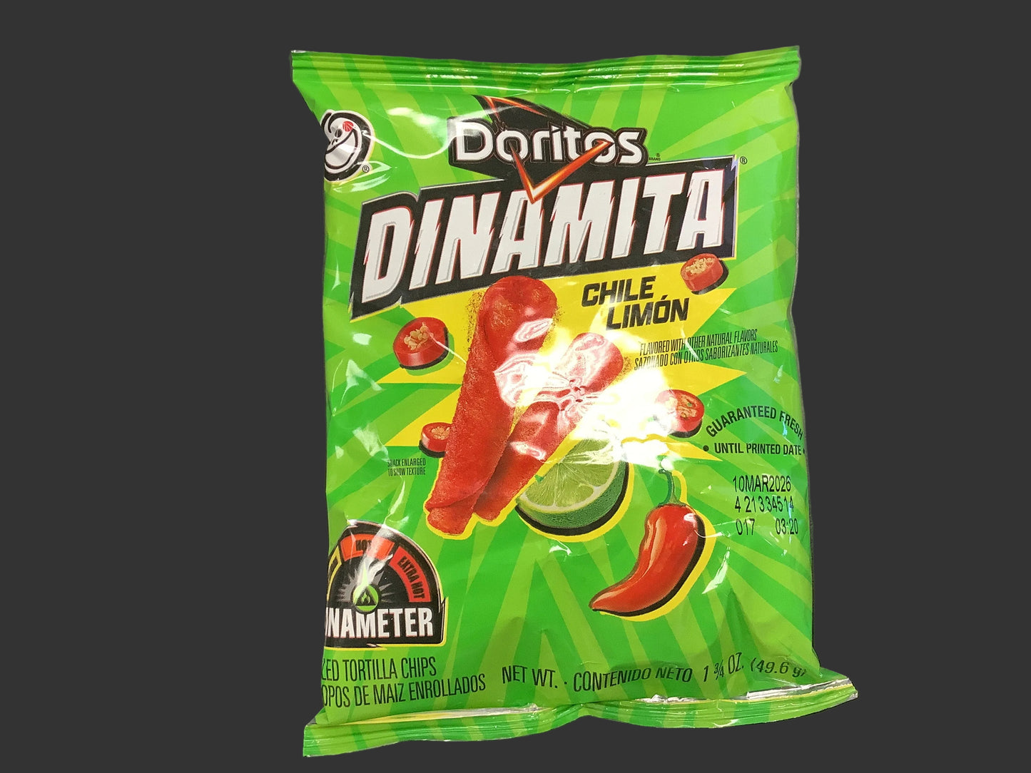 Doritos Dinamita Chile Limon Rolled Tortilla Chips