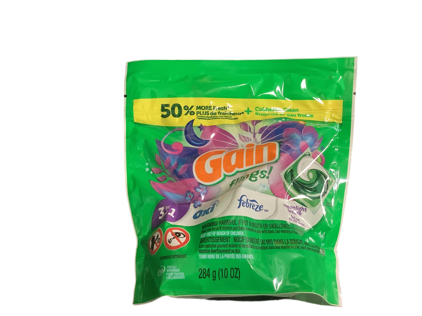 Gain Flings laundry pods pkg