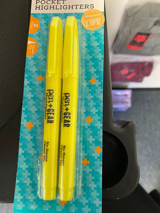 Pen gear pocket highlighter