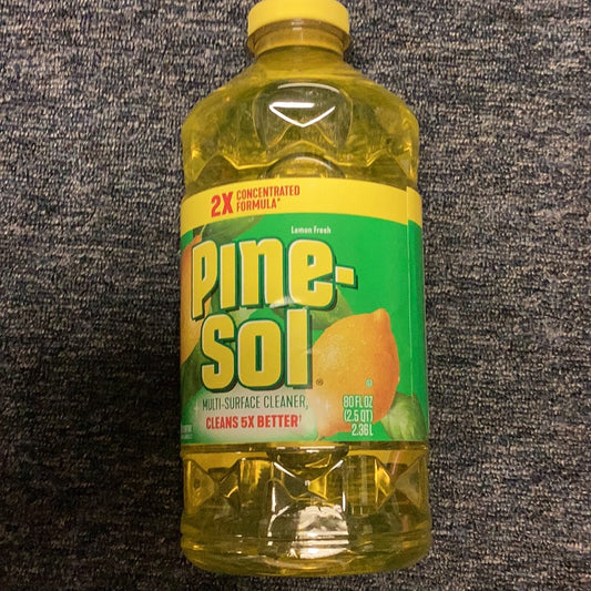 Pinesol cleaner (80oz) (yellow)