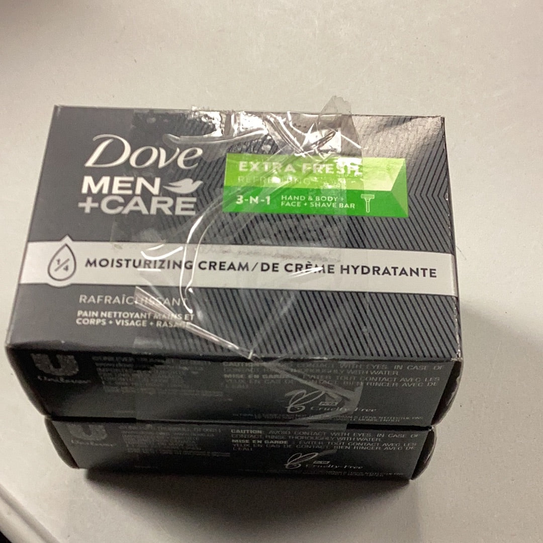 DOVE 2pk bar soap men