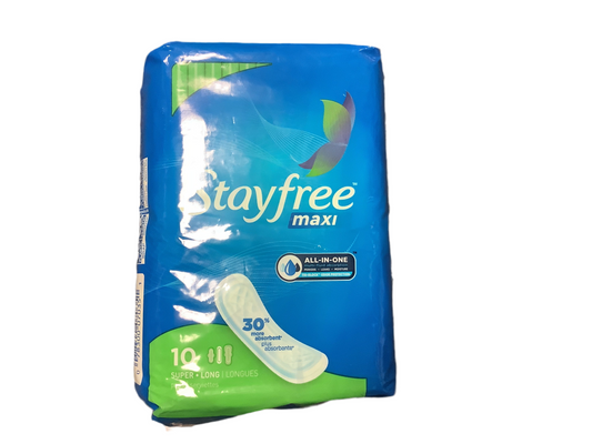 Stay free Maxi pads (10ct)