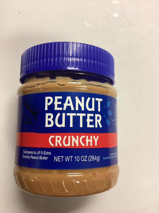 Peanut butter (crunchy)