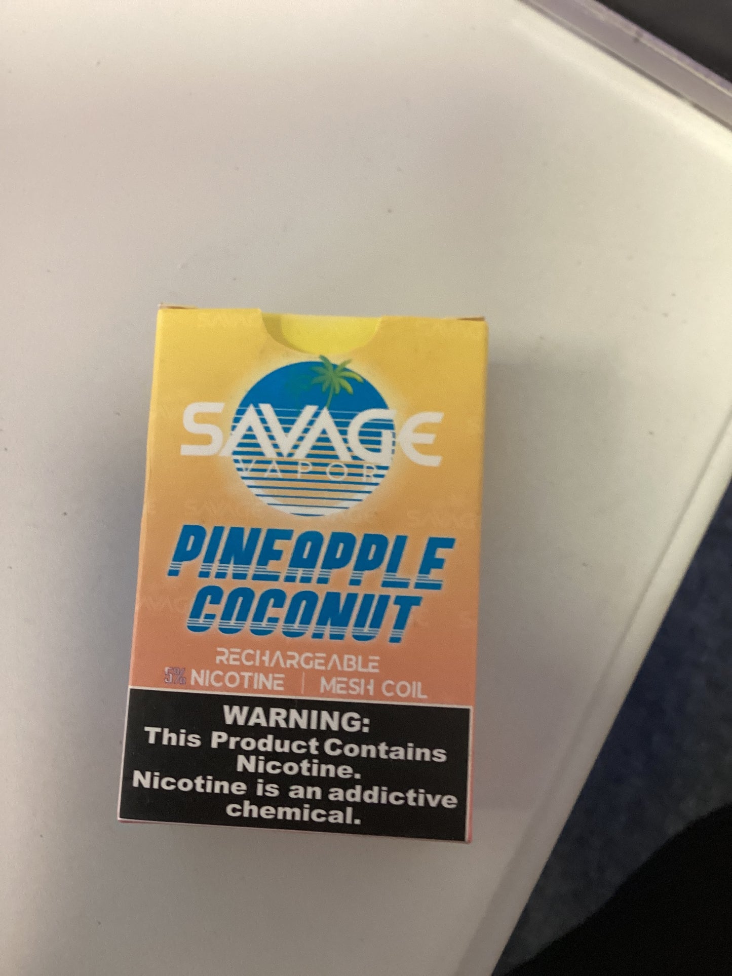 Savage vapor rechargeable nicotine