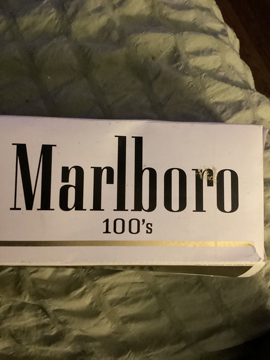 Marlboro 100s gold box cigarettes