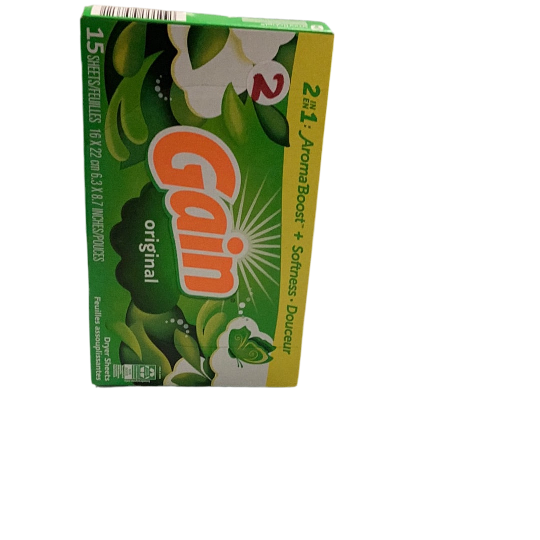 Gain dryer sheets (Variety count)